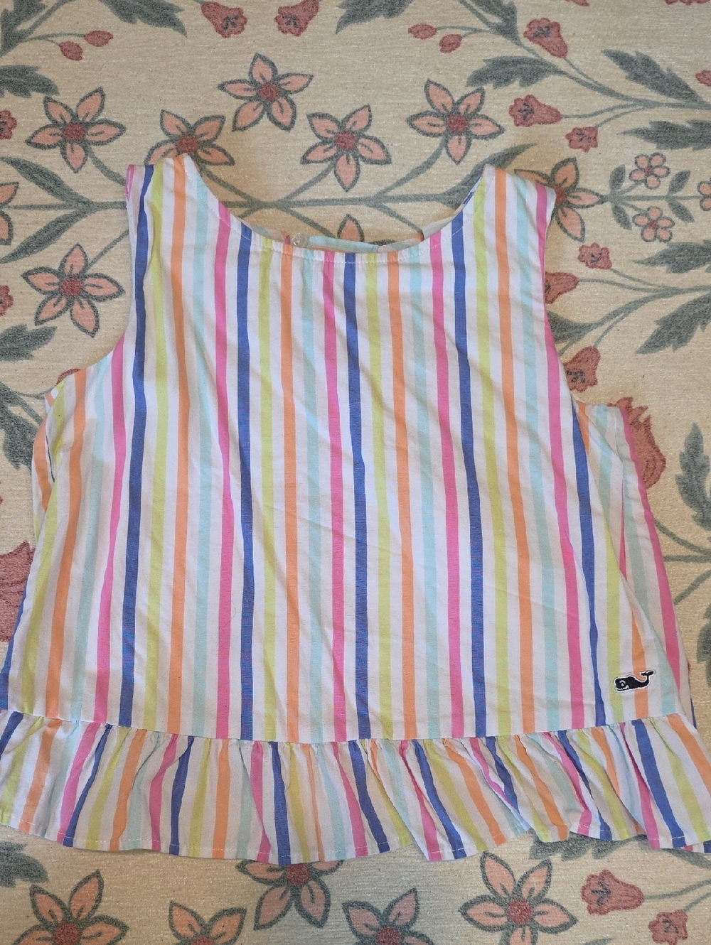 Vineyard Vines Pastel Multistripe Sleeveless Top